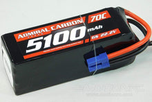 Load image into Gallery viewer, Admiral Carbon 5100mAh 6S 22.2V 70C LiPo Battery with EC5 Connector EPRAC5006E

