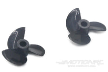 Load image into Gallery viewer, Bancroft 1.4 x 37mm Three Blade Metal Propeller BNC5077-004
