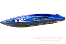 Load image into Gallery viewer, Bancroft 430mm Swordfish Mini Blue Racing Boat Hull BNC1012-101
