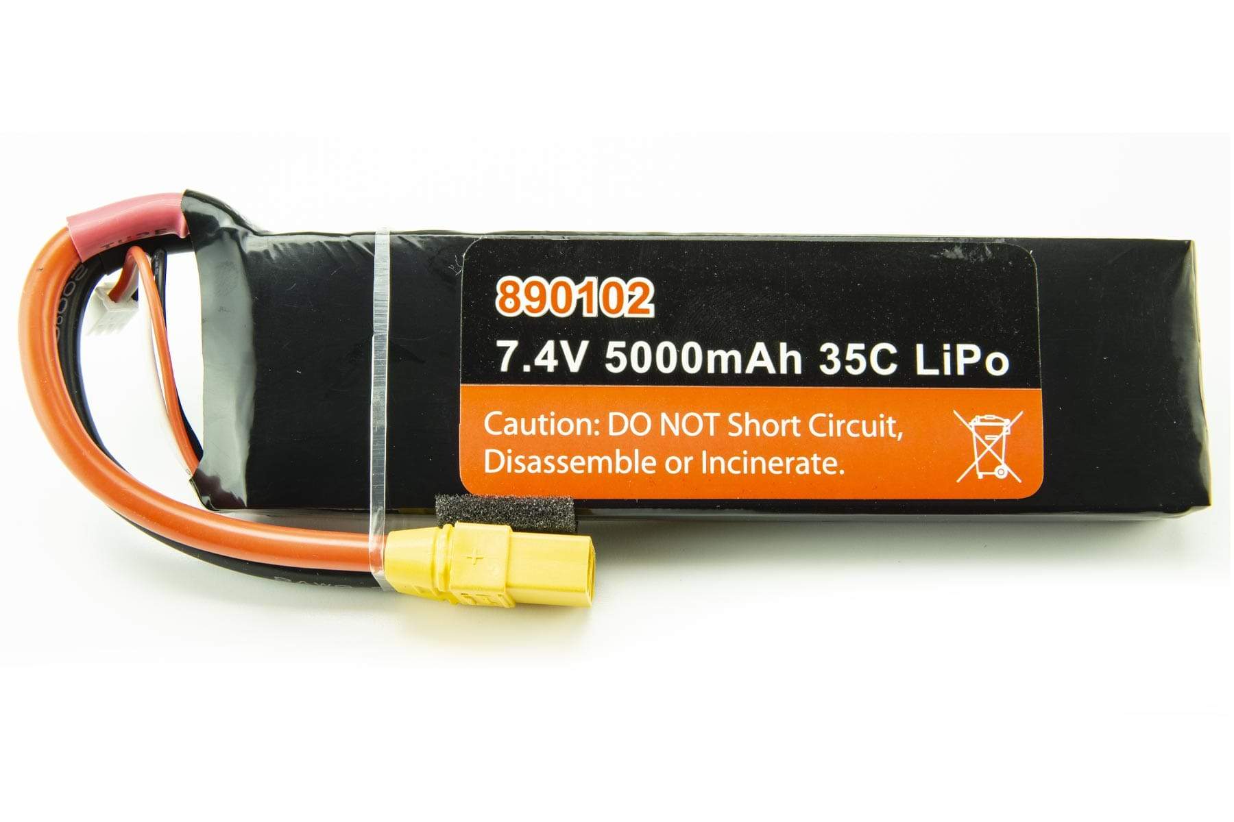 Bancroft 5000mAh 2S 7.4V 40C LiPo Battery with XT60 Connector BNC6024-008