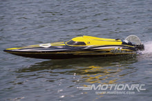 Load image into Gallery viewer, Bancroft Alpha Yellow Brushless 950mm (37.4&quot;) Extreme Deep V Racer - RTR BNC1040-002
