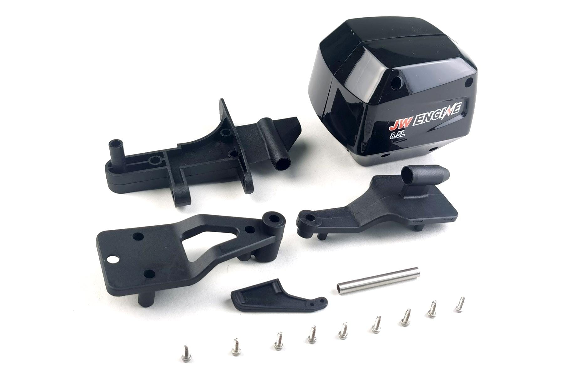 Bancroft Mad Flow V3 Scale Outboard Engine, Rudder, and Rear Shaft Set BNC1030-108