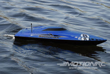 Load image into Gallery viewer, Bancroft Swordfish Deep V Blue 675mm (26.5&quot;) Racing Boat – RTR BNC1011-003
