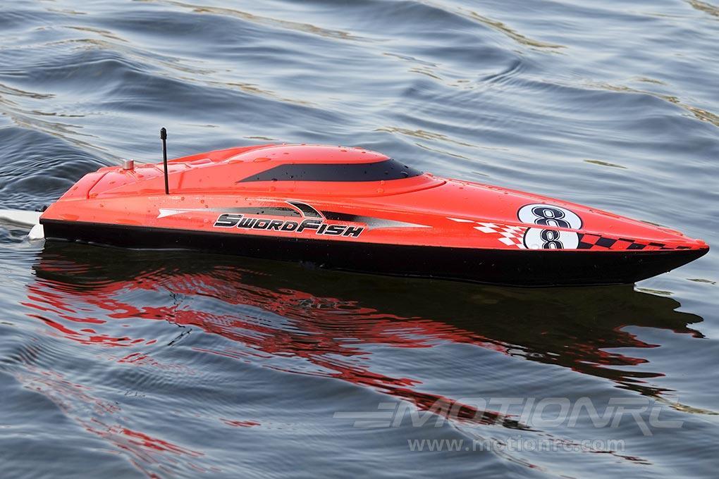 Bancroft Swordfish Deep V Red 675mm (26.5") Racing Boat - RTR - (OPEN BOX) BNC1011-001(OB)