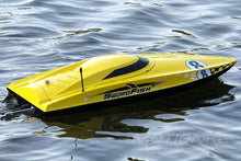 Load image into Gallery viewer, Bancroft Swordfish Deep V Yellow 24&quot; Racing Boat - RTR BNC1011-002
