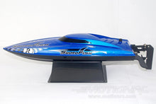 Load image into Gallery viewer, Bancroft Swordfish Mini Blue 430mm (17&quot;) Racing Boat - RTR
