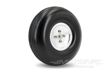 Load image into Gallery viewer, BenchCraft 102mm (4&quot;) x 35mm Treaded Polyurethane Wheel w/ Aluminum Hub for 5mm Axle
