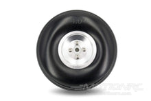 Load image into Gallery viewer, BenchCraft 102mm (4&quot;) x 35mm Treaded Foam PU Wheel w/ Aluminum Hub for 5mm Axle BCT5016-092
