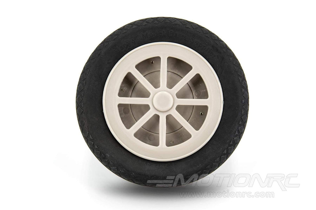 BenchCraft 127mm (5") x 43mm Hollow Rubber Wheel for 6mm Axle BCT5016-038