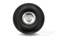 Load image into Gallery viewer, BenchCraft 127mm (5&quot;) x 46mm Treaded Foam PU Wheel w/ Aluminum Hub for 5mm Axle BCT5016-093
