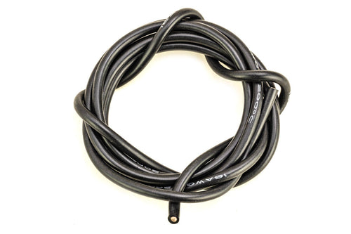 BenchCraft 16 Gauge Silicone Wire - Black (1 Meter) BCT5003-045