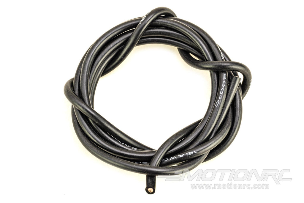 BenchCraft 16 Gauge Silicone Wire - Black (1 Meter) BCT5003-045
