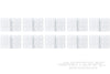 BenchCraft 16mm x 28mm Nylon Pinned Hinges - White (10 Pack) BCT5044-012