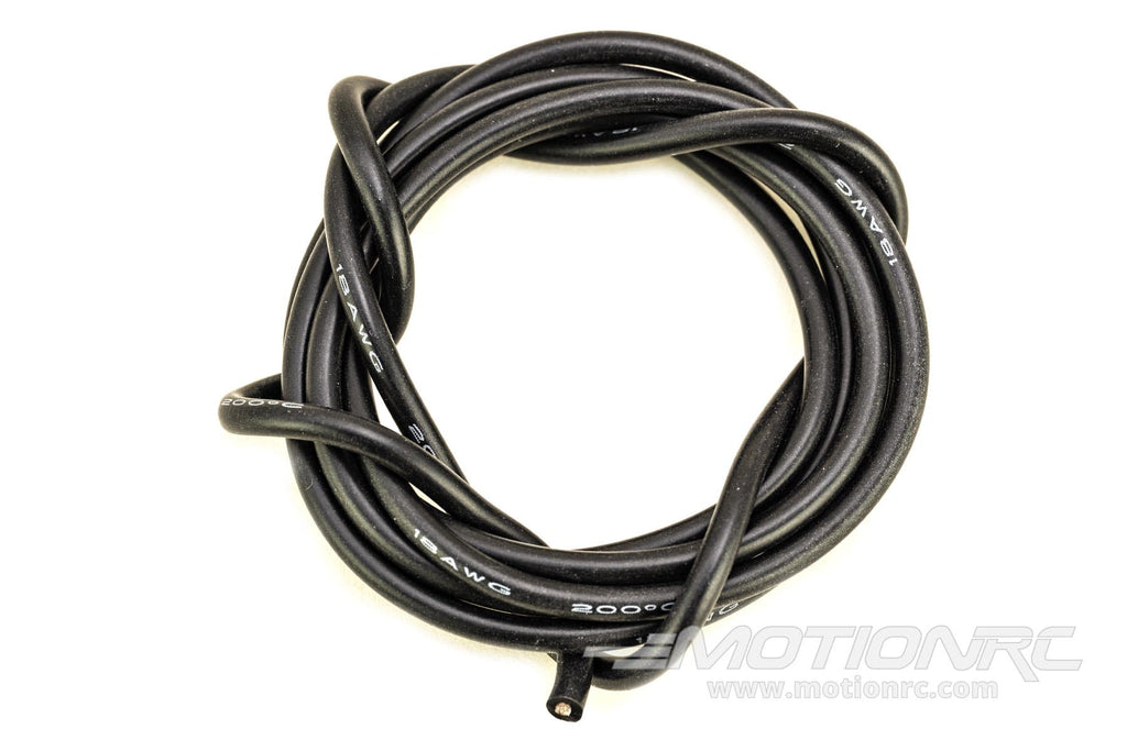 BenchCraft 18 Gauge Silicone Wire - Black (1 Meter) BCT5003-049