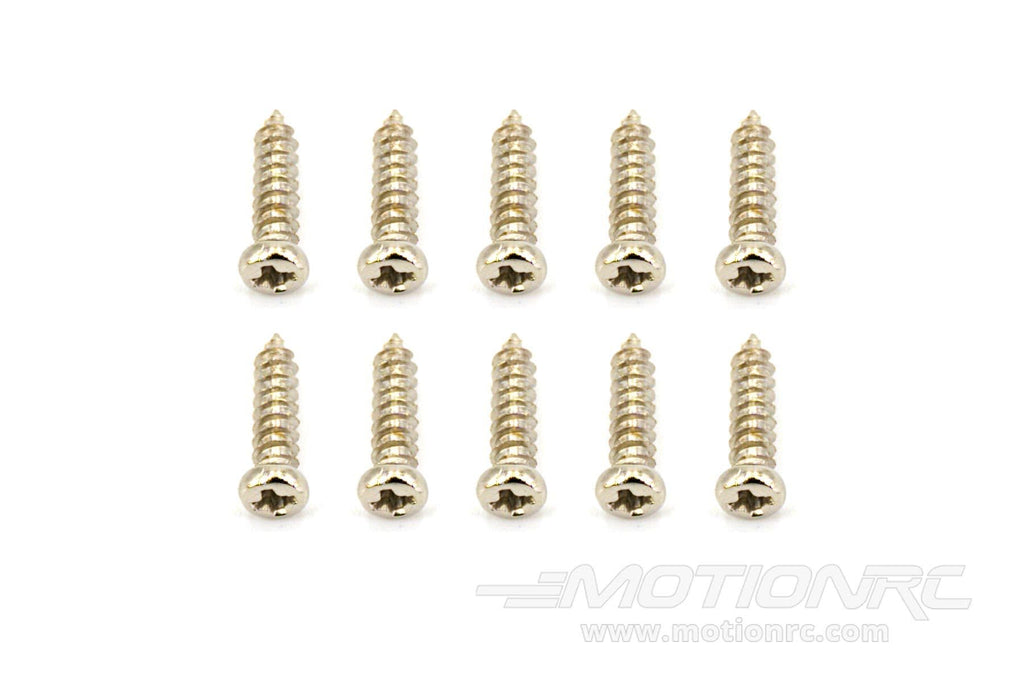 BenchCraft 2.5mm x 10mm Self-Tapping Screws (10 Pack)