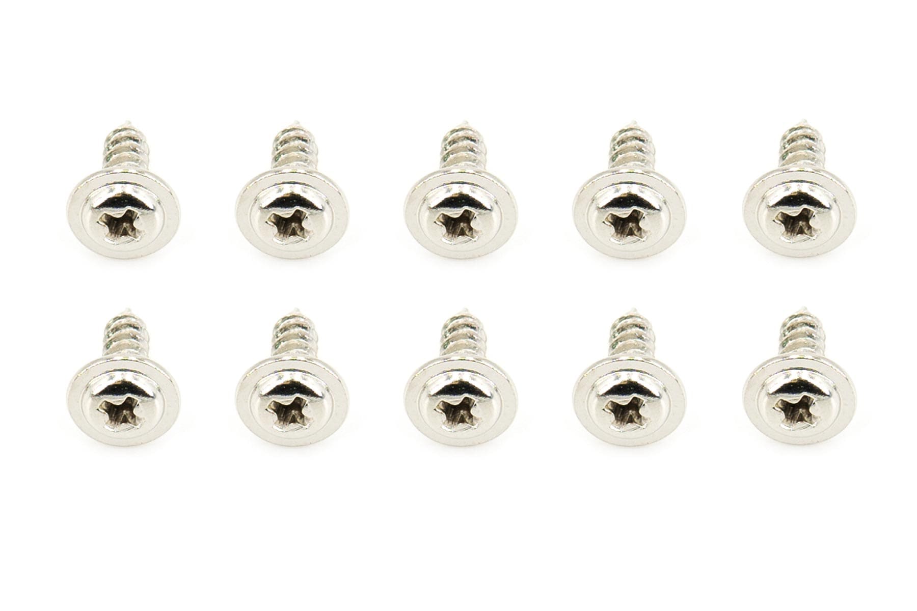 BenchCraft 2.5mm x 8mm Self-Tapping Washer Head Screws (10 Pack)