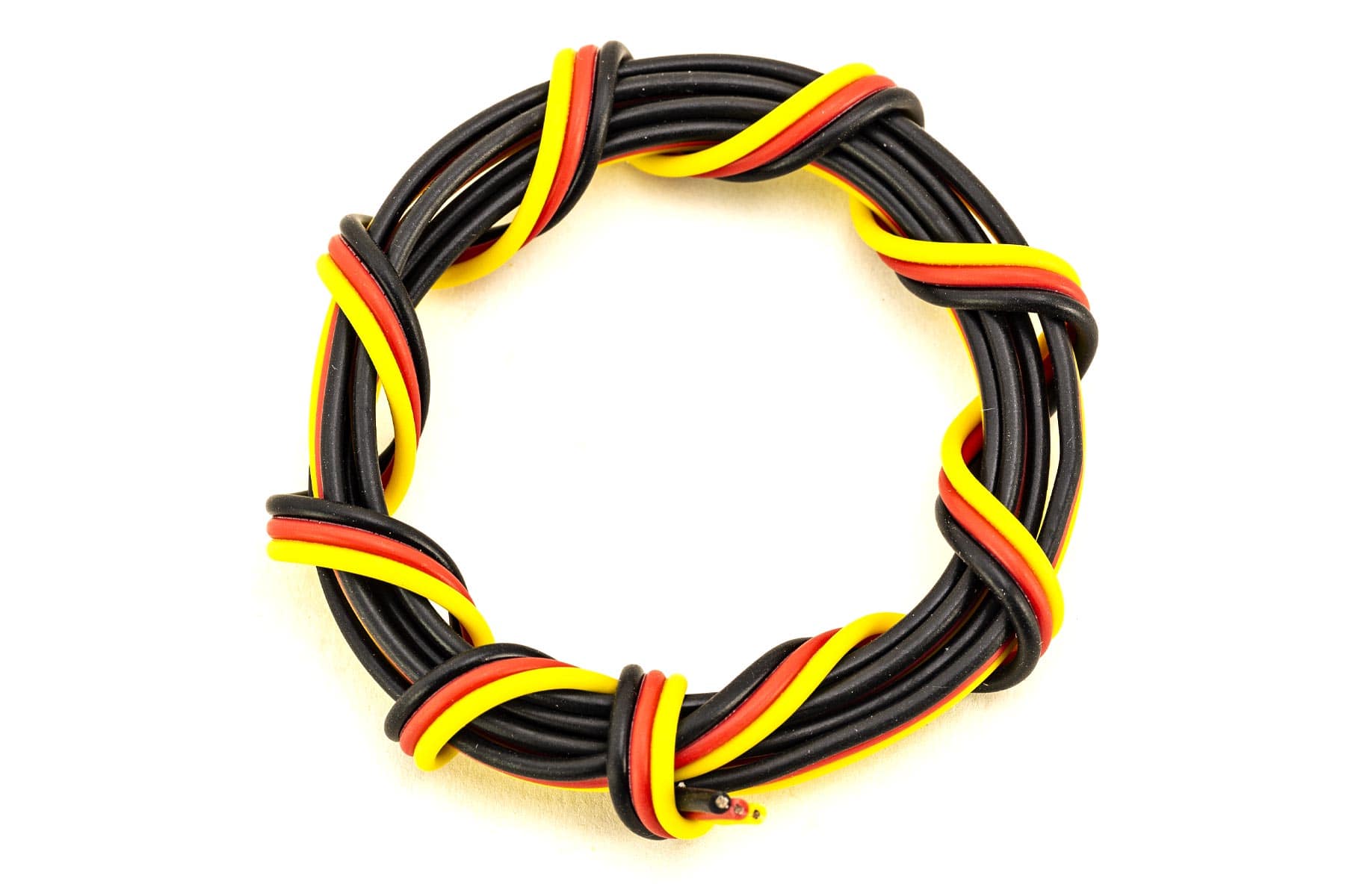 BenchCraft 22 Gauge Flat Servo Wire - Yellow/Red/Black (1 Meter) BCT5003-023