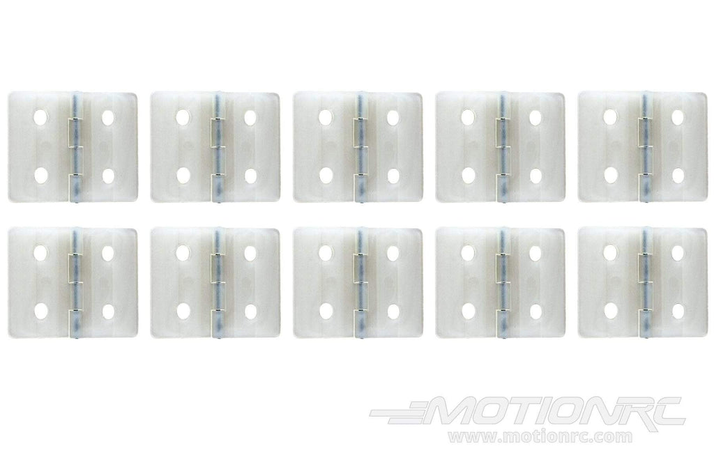 BenchCraft 27mm x 36mm Nylon Pinned Hinges - White (10 Pack) BCT5044-014