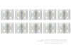 BenchCraft 27mm x 36mm Nylon Pinned Hinges - White (10 Pack) BCT5044-014
