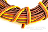 BenchCraft 28 Gauge Flat Servo Wire - Brown/Red/Orange (5 Meters) BCT5003-022
