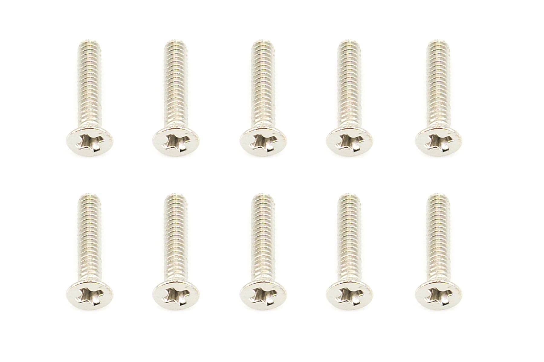 BenchCraft 2mm x 10mm Countersunk Machine Screws (10 Pack)