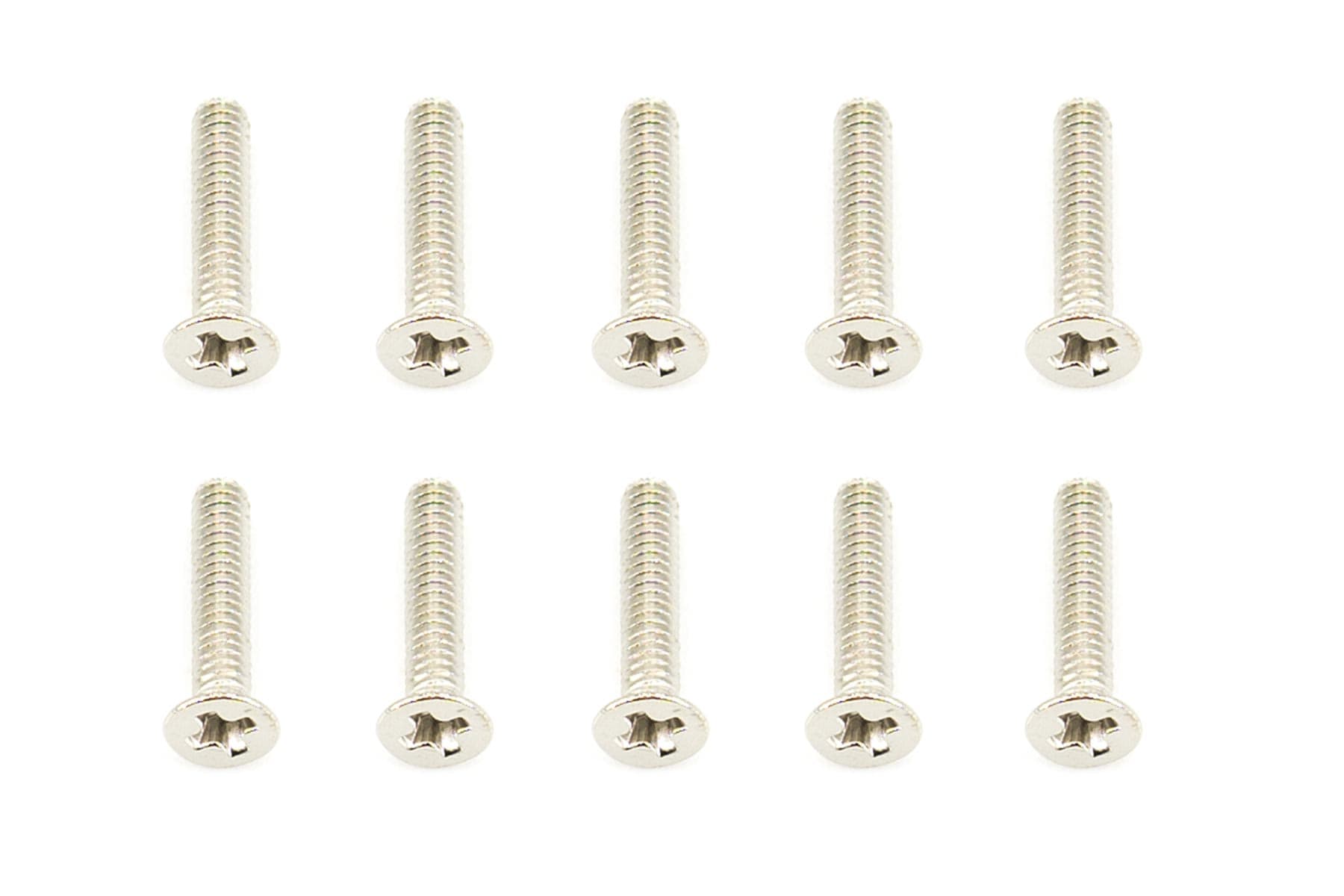 BenchCraft 2mm x 10mm Countersunk Machine Screws (10 Pack)