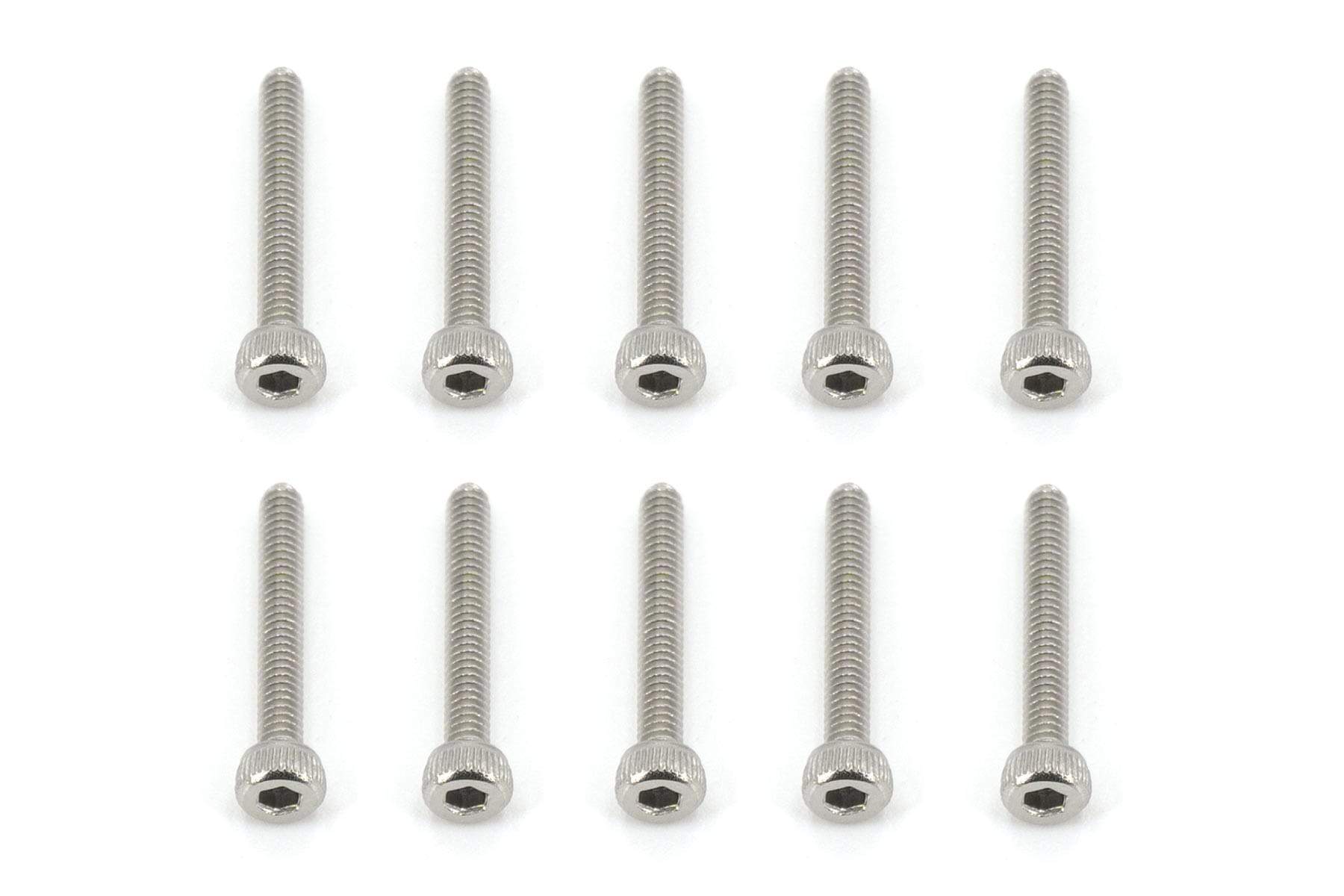 BenchCraft 2mm x 14mm Stainless Steel Machine Hex Screws (10 Pack)