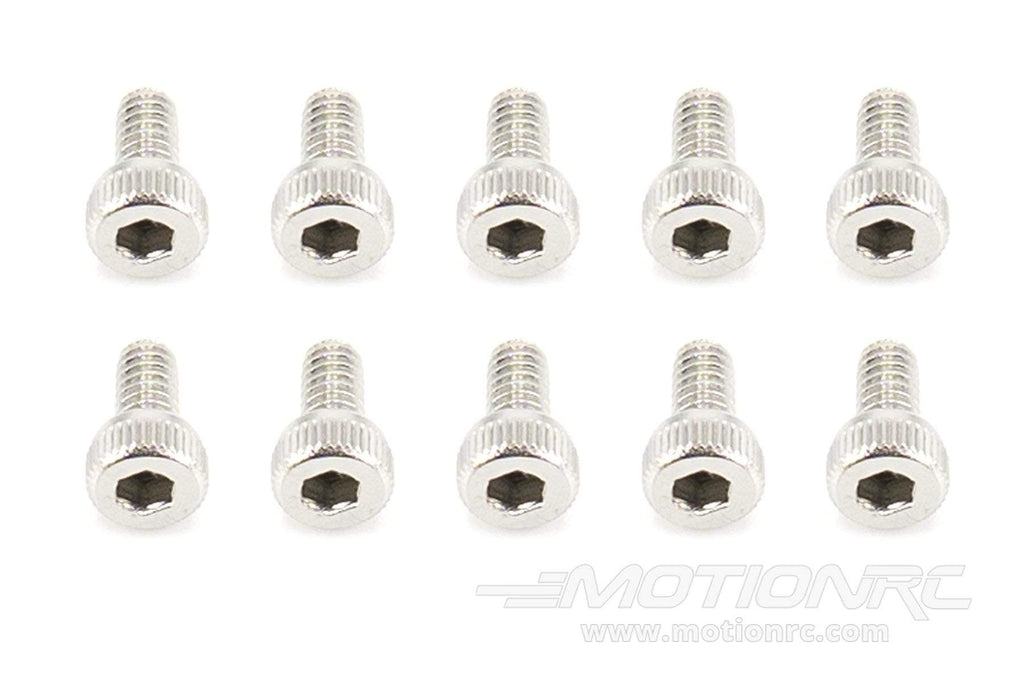 BenchCraft 2mm x 4mm Stainless Steel Machine Hex Screws (10 Pack) BCT5040-081