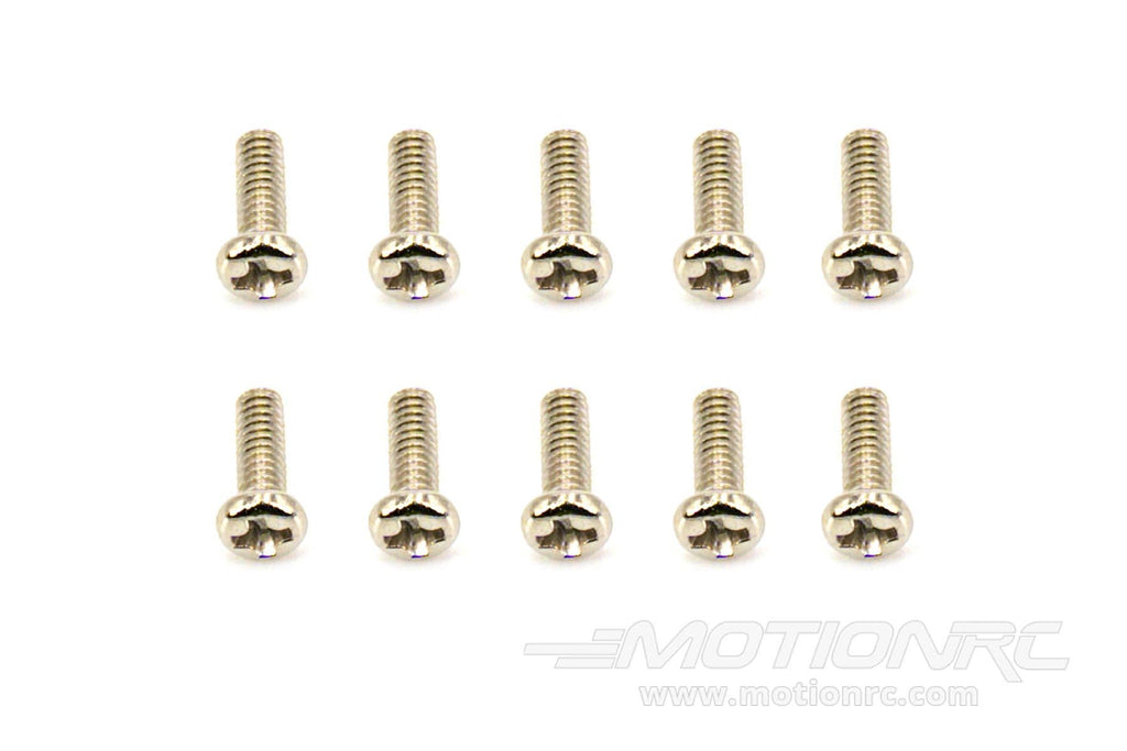 BenchCraft 2mm x 6mm Machine Screws (10 Pack)