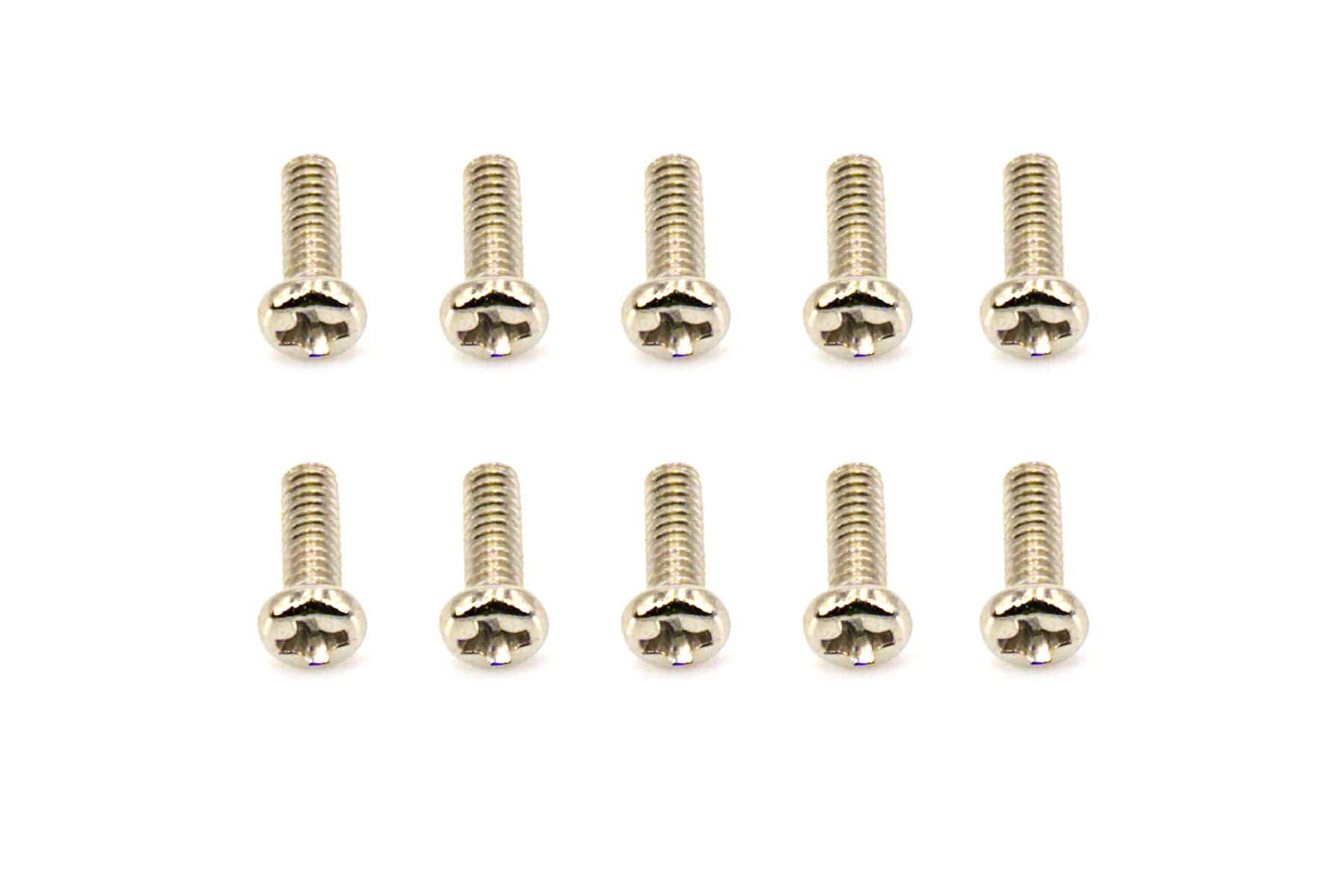 BenchCraft 2mm x 6mm Machine Screws (10 Pack)