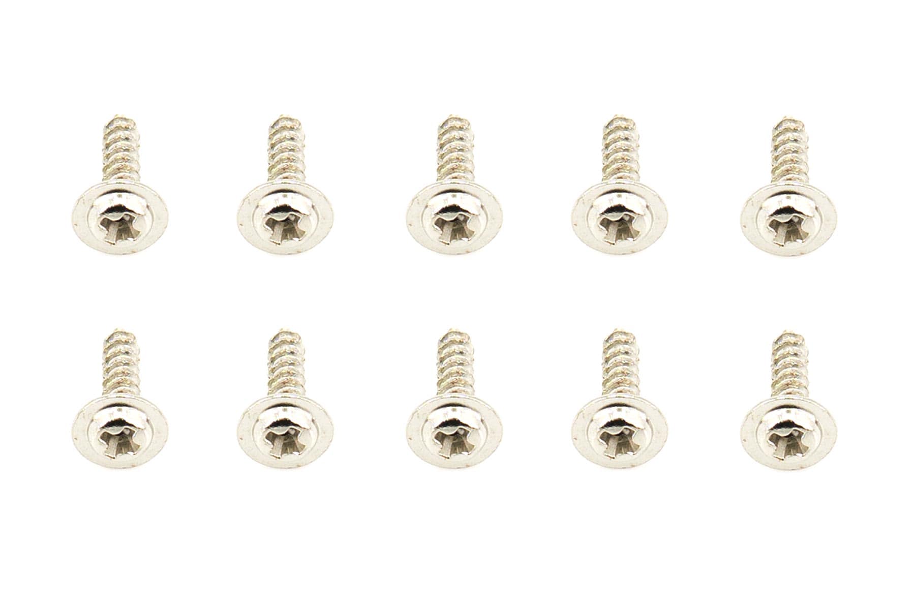 BenchCraft 2mm x 8mm Self-Tapping Washer Head Screws (10 Pack)