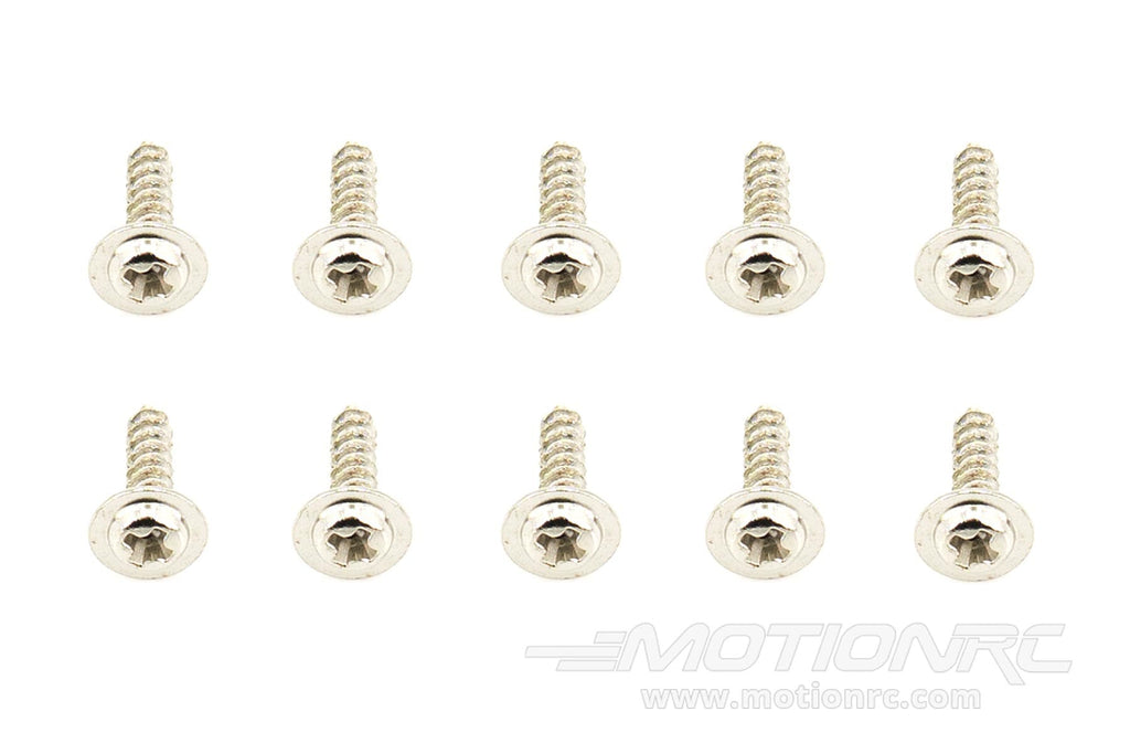 BenchCraft 2mm x 8mm Self-Tapping Washer Head Screws (10 Pack)