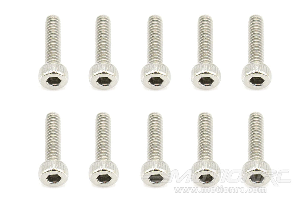 BenchCraft 2mm x 8mm Stainless Steel Machine Hex Screws (10 Pack) BCT5040-076