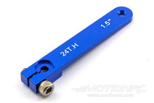 Load image into Gallery viewer, BenchCraft 38mm (1.5&quot;) Aluminum 24T Hitec Servo Arm - Blue BCT5011-027
