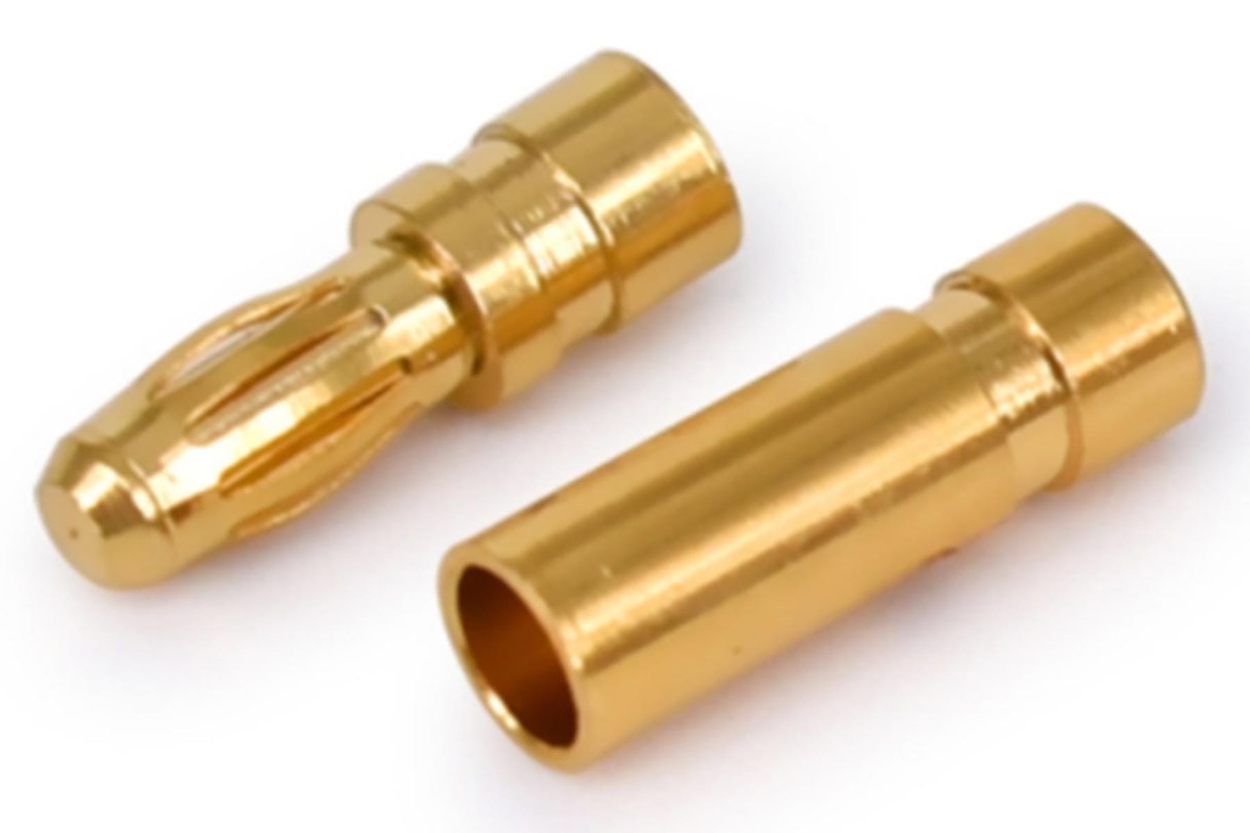 BenchCraft 3mm Gold Bullet ESC and Motor Connectors (Pair) BCT5062-022