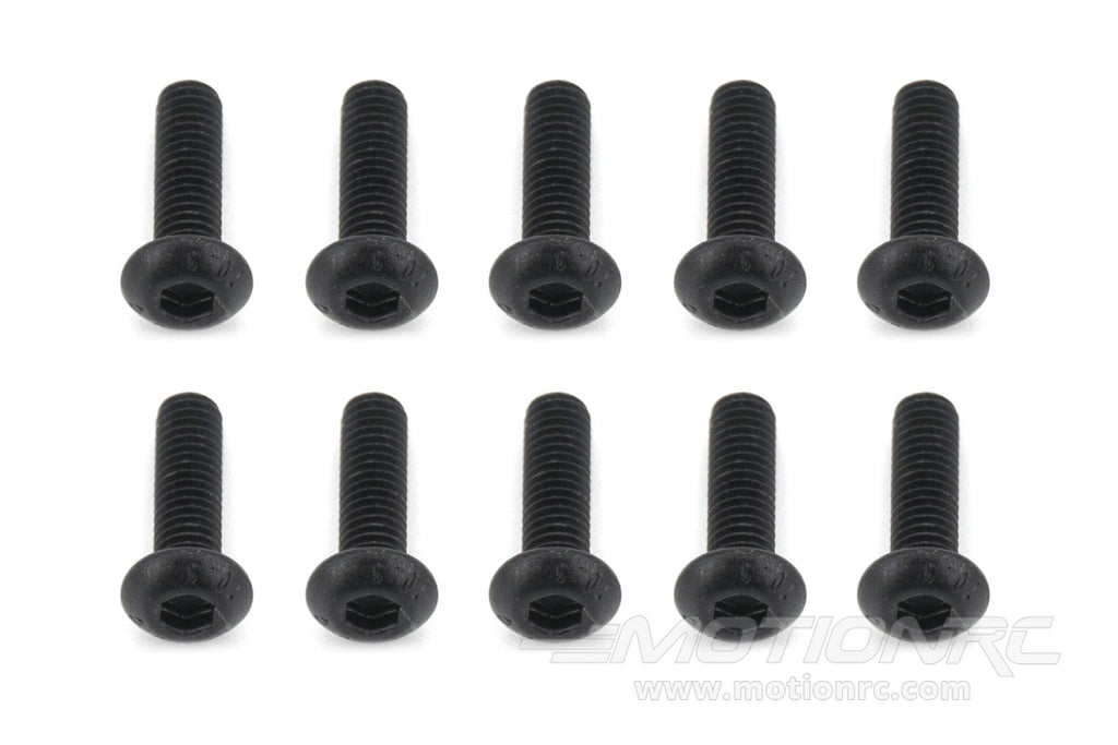 BenchCraft 3mm x 10mm Machine Hex Screws (10 Pack)