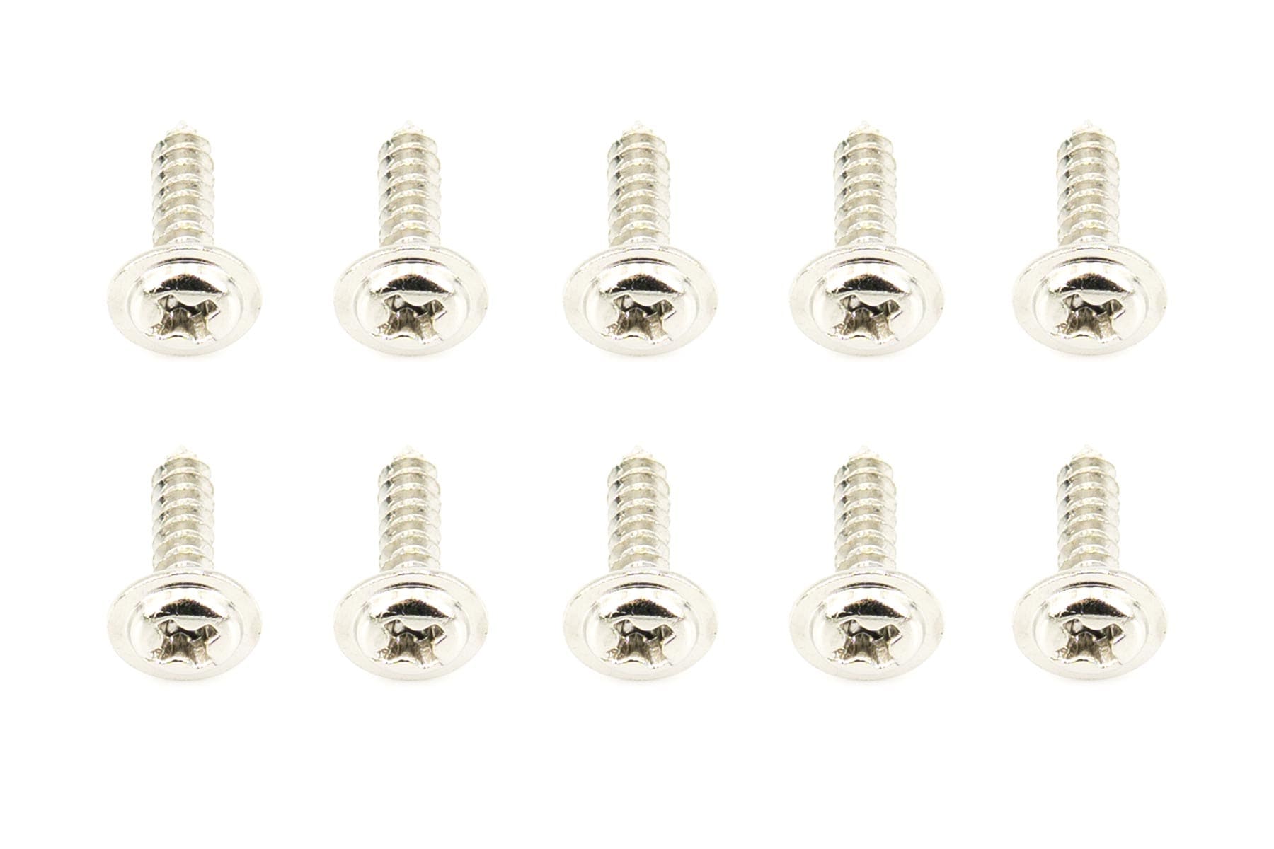 BenchCraft 3mm x 12mm Self-Tapping Washer Head Screws (10 Pack)