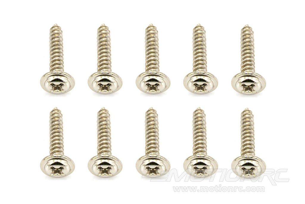 BenchCraft 3mm x 16mm Self-Tapping Washer Head Screws (10 Pack) BCT5040-052