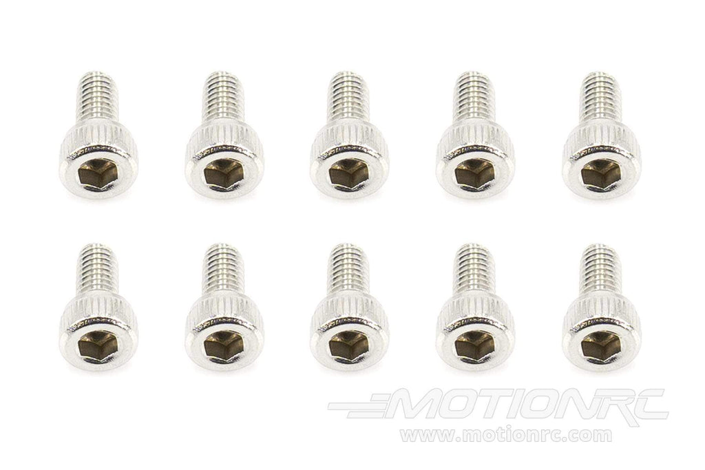BenchCraft 3mm x 6mm Stainless Steel Machine Hex Screws (10 Pack)