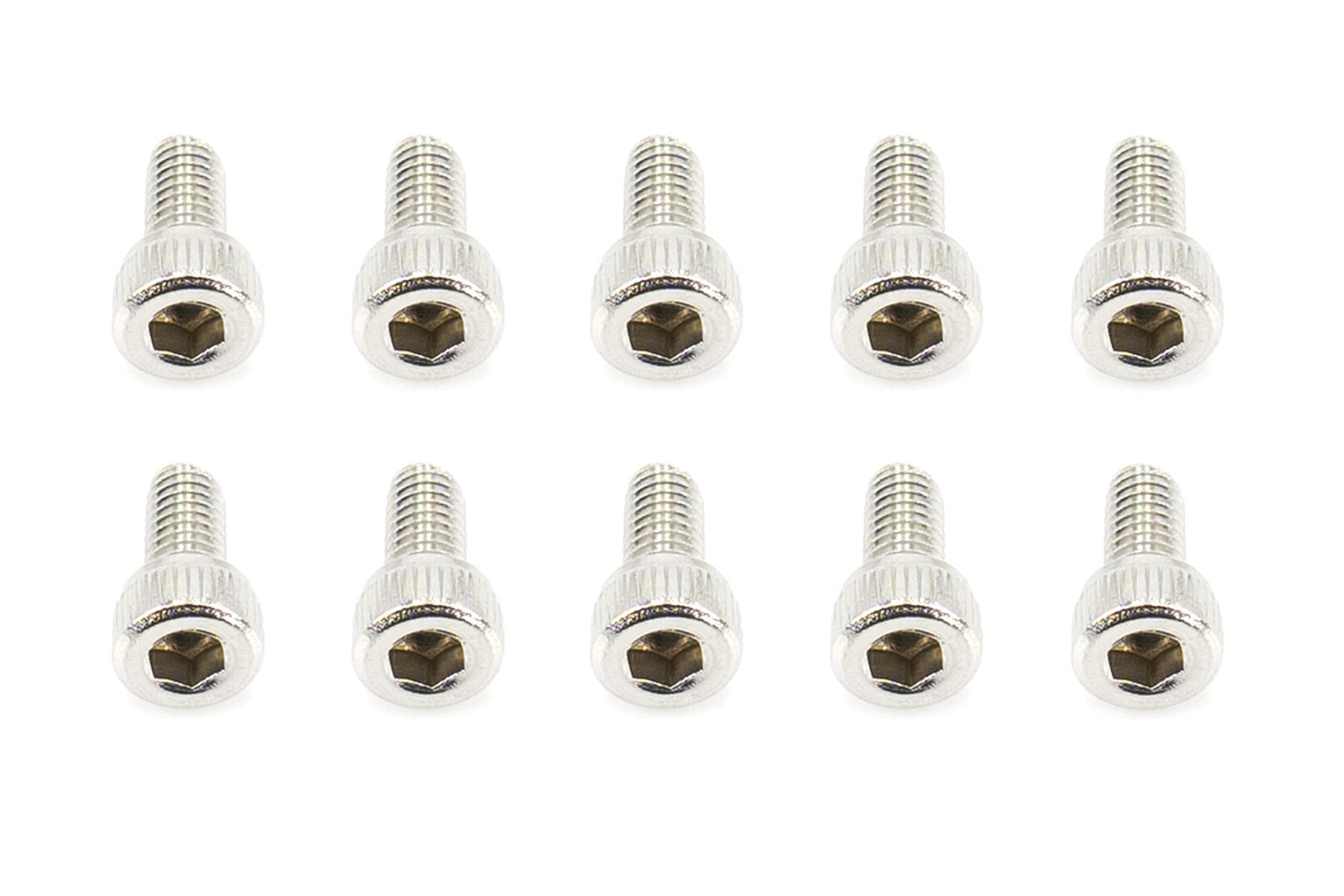 BenchCraft 3mm x 6mm Stainless Steel Machine Hex Screws (10 Pack)