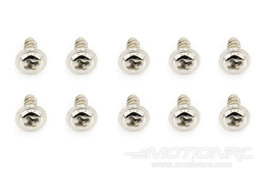 BenchCraft 3mm x 8mm Self-Tapping Washer Head Screws (10 Pack) BCT5040-050