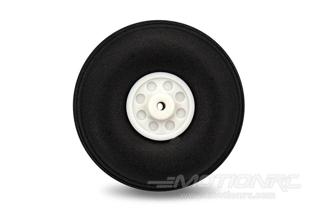 BenchCraft 45mm (1.75") x 16mm Treaded Ultra Lightweight Rubber PU Wheel for 2.1mm Axle BCT5016-074