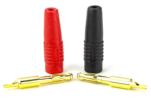 BenchCraft 4mm Gold Plated Banana Plugs (Pair) BCT5062-019