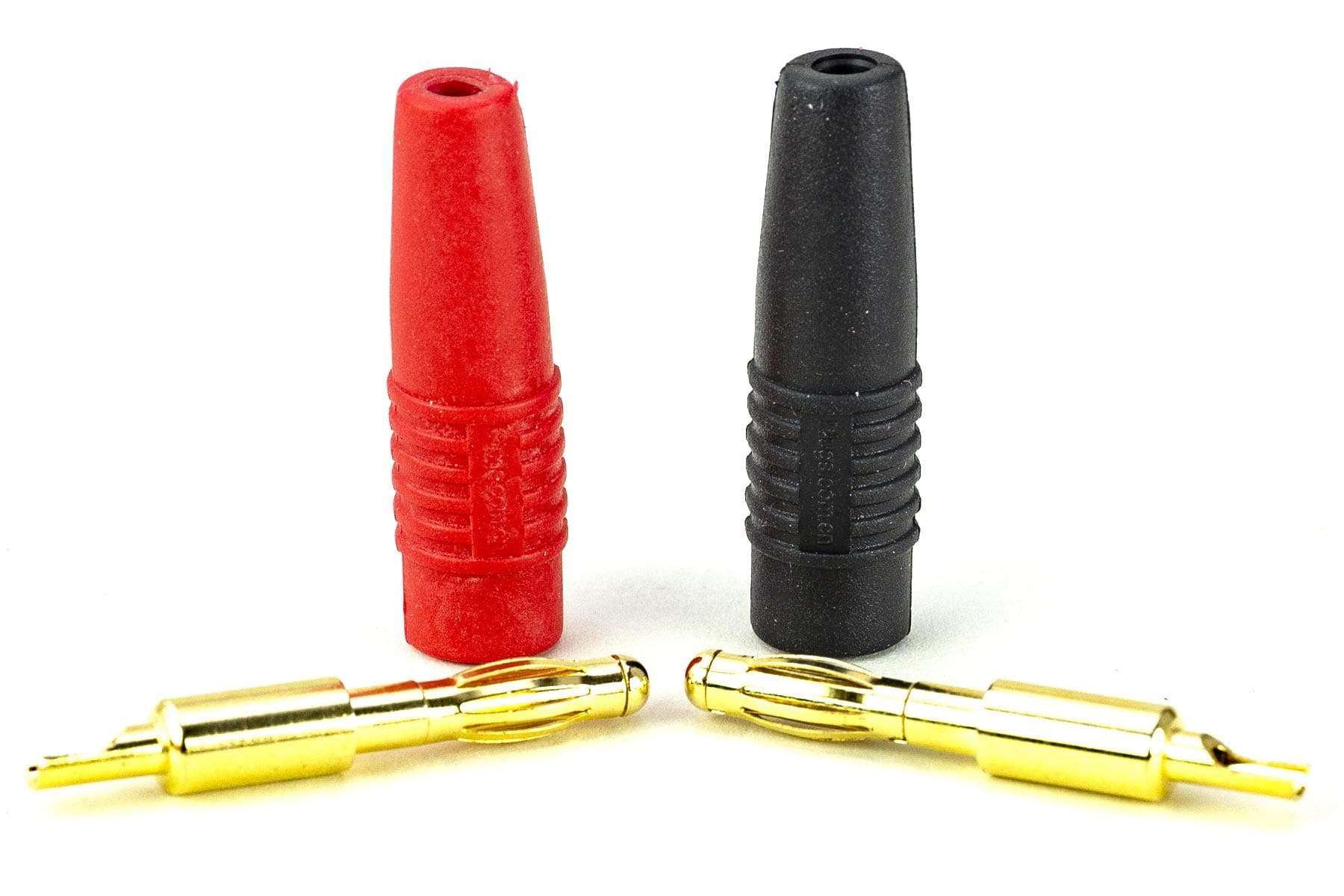 BenchCraft 4mm Gold Plated Banana Plugs (Pair) BCT5062-019