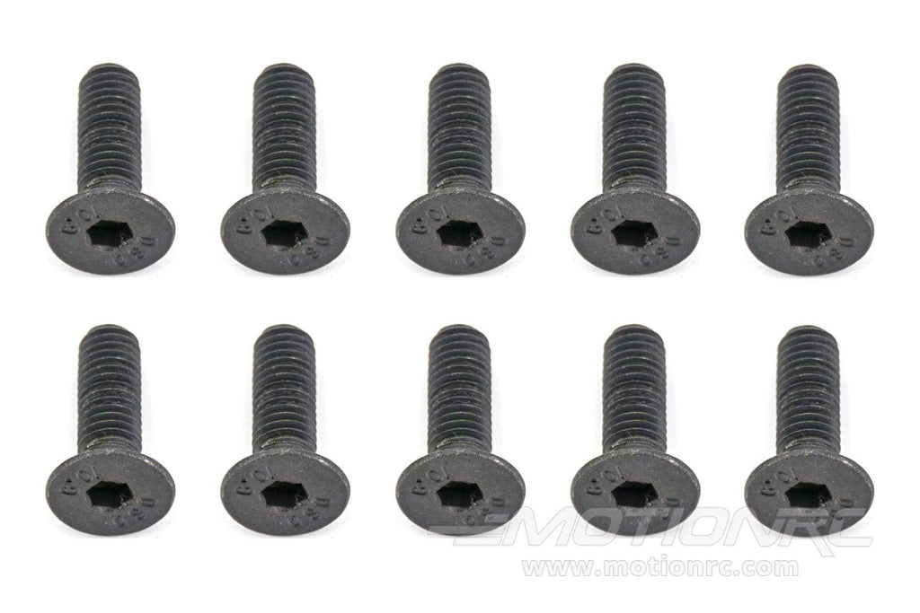 BenchCraft 5mm x 16mm Countersunk Machine Hex Screws (10 Pack)