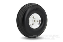 Load image into Gallery viewer, BenchCraft 70mm (2.75&quot;) x 25mm Treaded Foam PU Wheel w/ Aluminum Hub for 4mm Axle BCT5016-090
