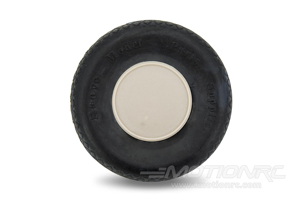 BenchCraft 76mm (3") x 23mm Hollow Rubber Wheel for 3.5mm Axle BCT5016-036