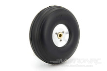 Load image into Gallery viewer, BenchCraft 89mm (3.5&quot;) x 32mm Treaded Rubber PU Wheel w/ Aluminum Hub for 5mm Axle BCT5016-053
