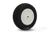 BenchCraft 95mm (3.75") x 31mm Treaded Ultra Lightweight Rubber PU Wheel for 5.1mm Axle BCT5016-081