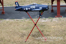Load image into Gallery viewer, BenchCraft Aluminum Folding Aircraft Stand - Red BCT5073-004
